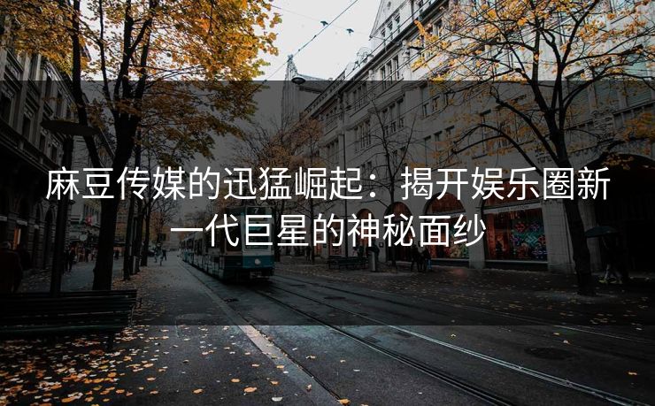 麻豆传媒的迅猛崛起：揭开娱乐圈新一代巨星的神秘面纱
